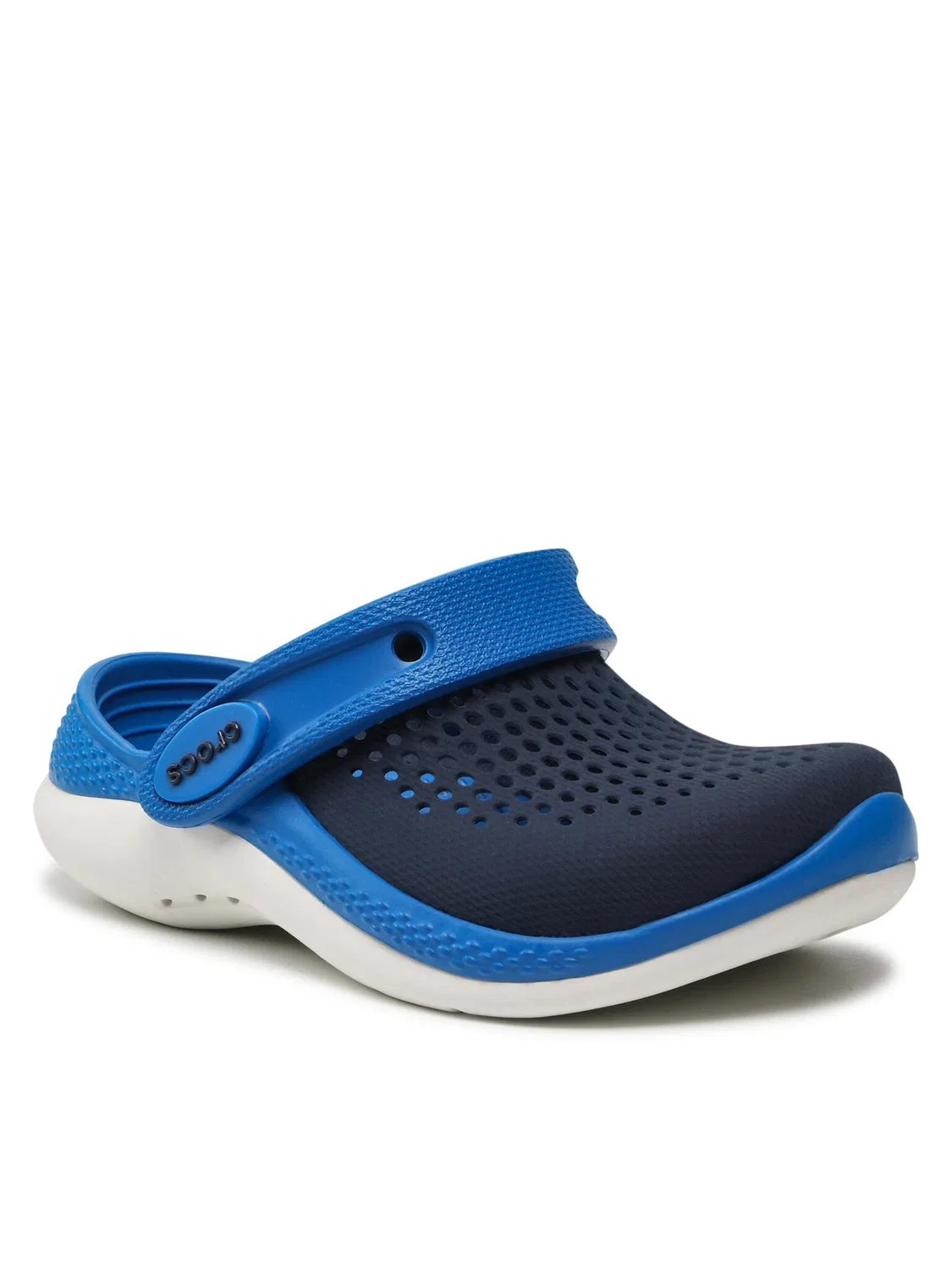 Шлепанцы для мальчика Literide Clog Crocs, темно-синий — фото 2