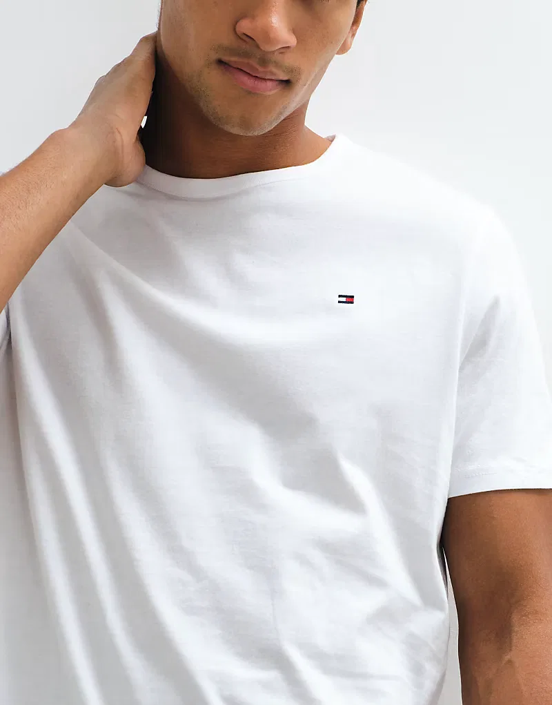 Футболка Signature Essential Flag Logo 3 шт Tommy Hilfiger, белый — фото 4