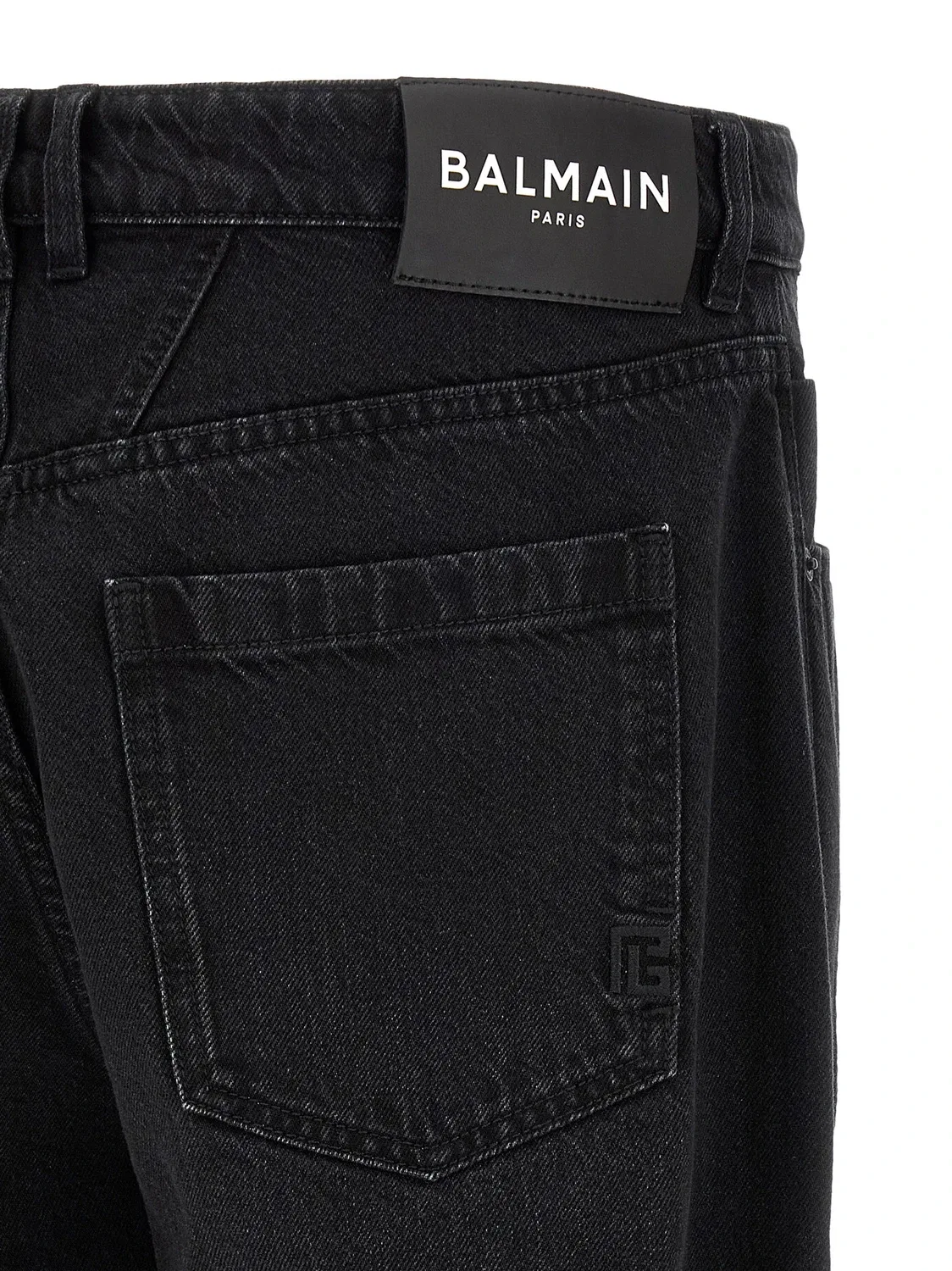 Джинсы BALMAIN, черный — фото 4