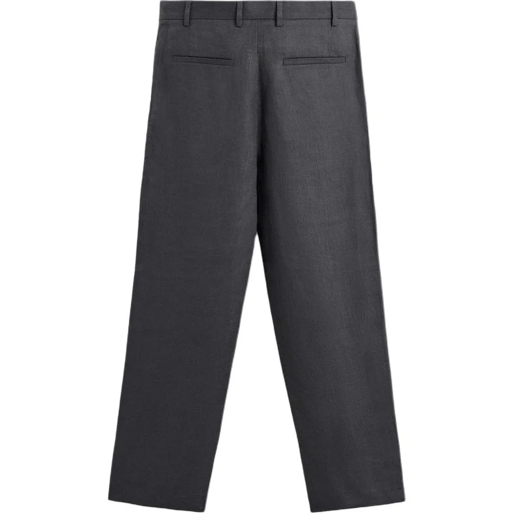 Мужские классические брюки Dark Gray ZARA, Темно-серый — фото 3