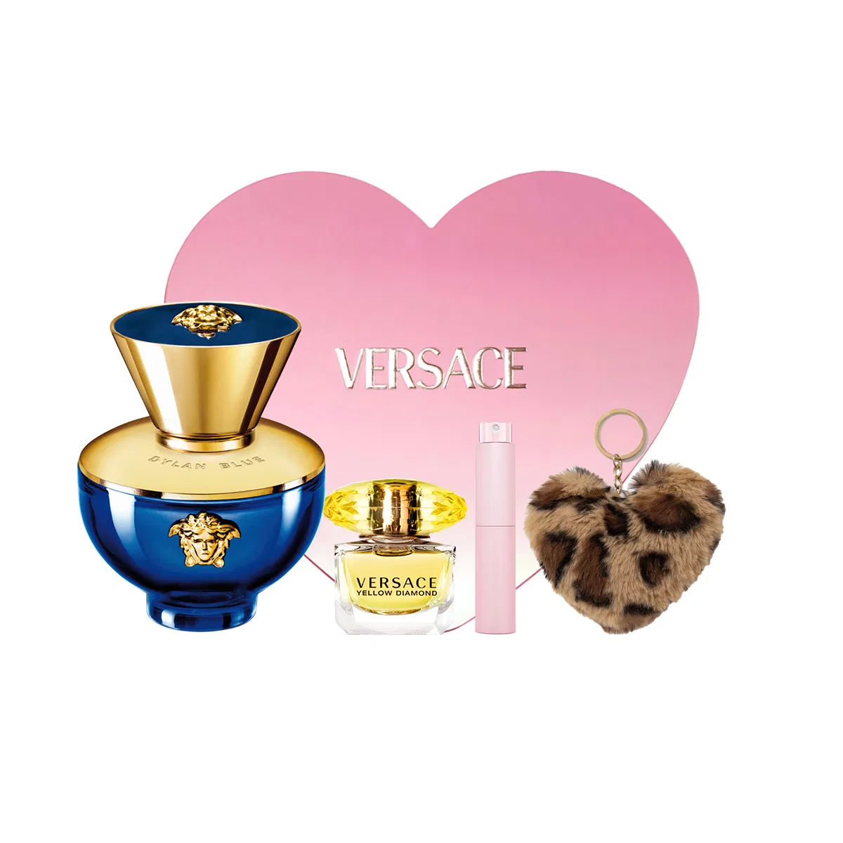 Женский парфюмерный набор VERSACE Dylan, 50 мл + 5 мл, Black