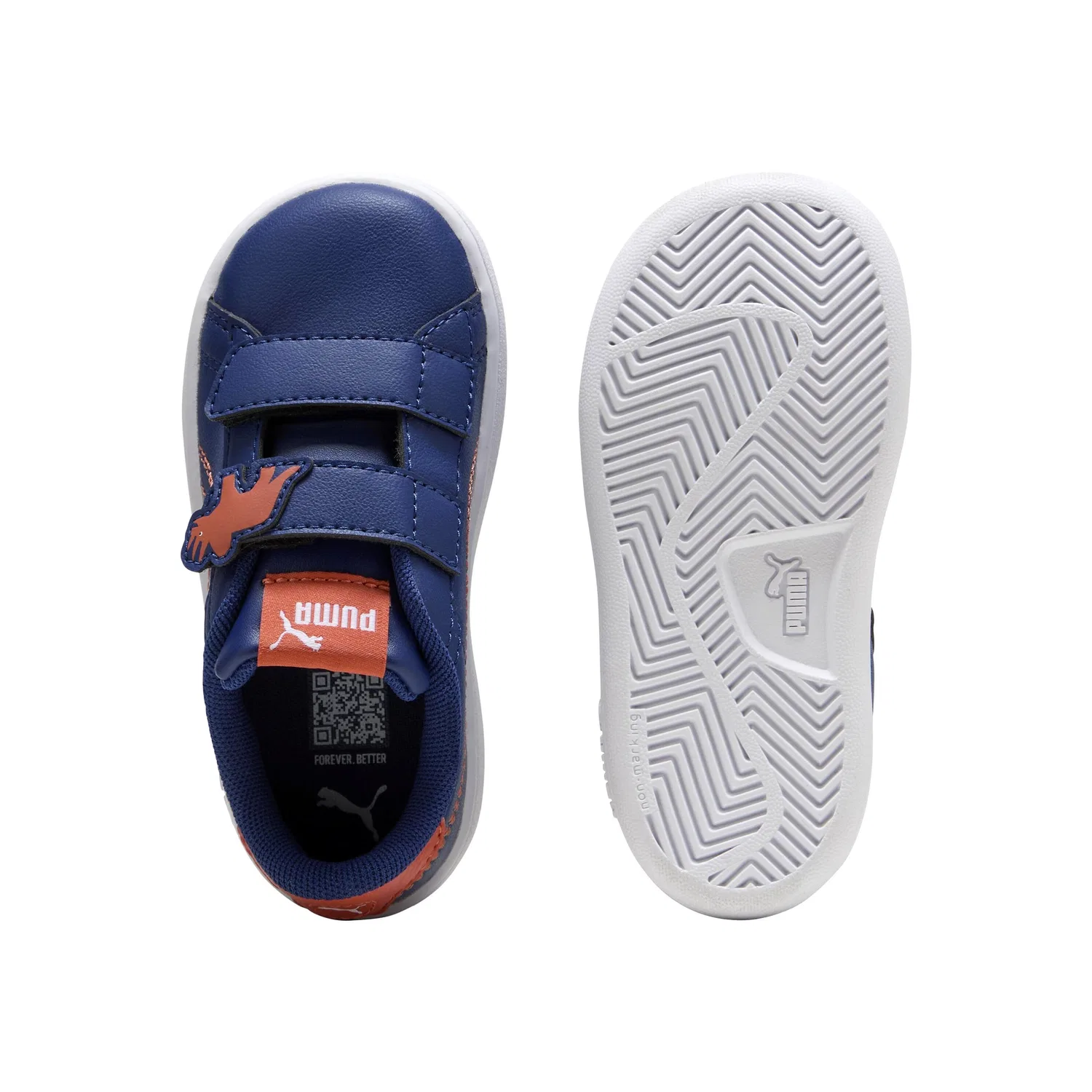 Детские кроссовки Puma Smash 3.0 Dino V Inf, Blau — фото 4