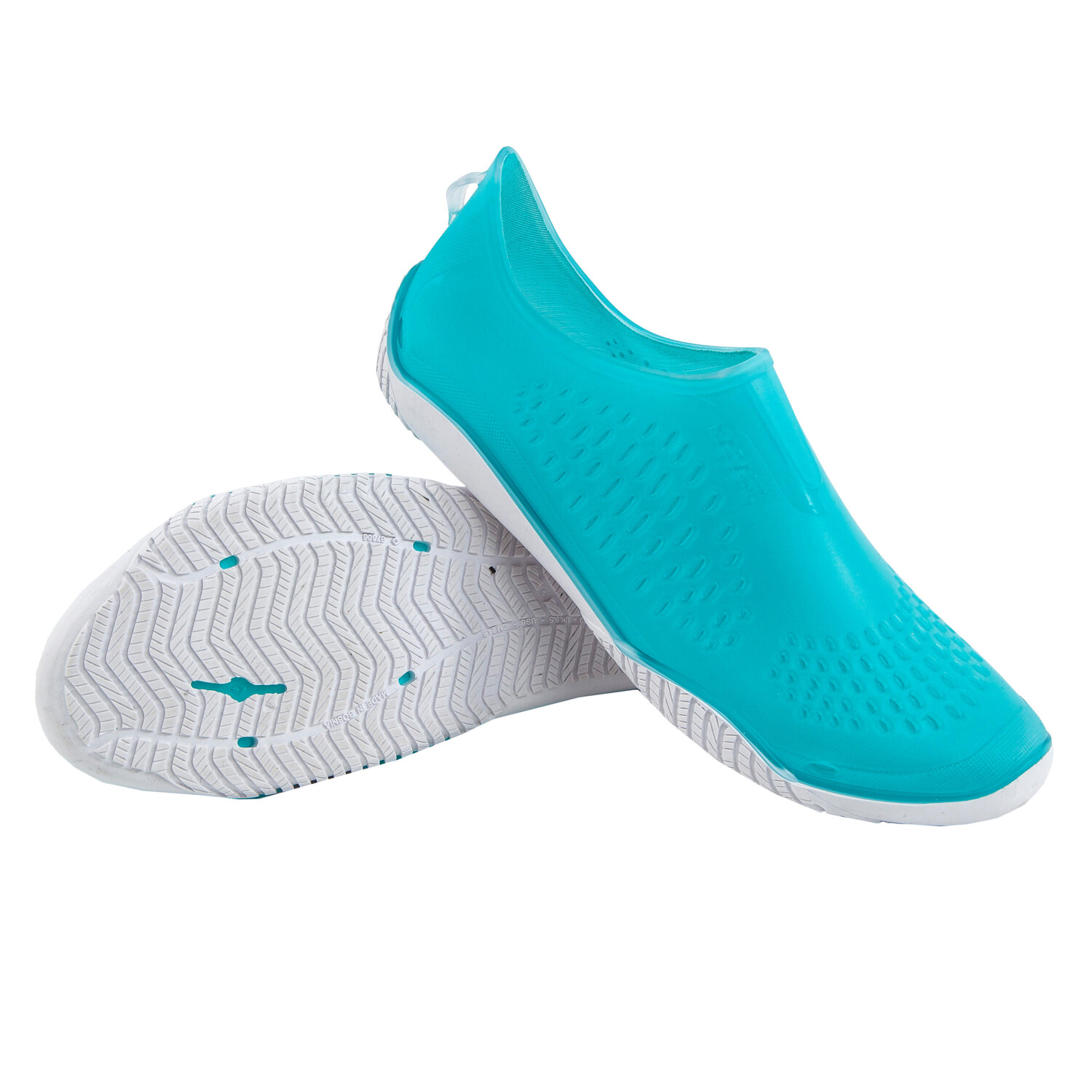 

Тапочки водные для аквабайкинга и аквагимнастики светло-синие Fitshoe