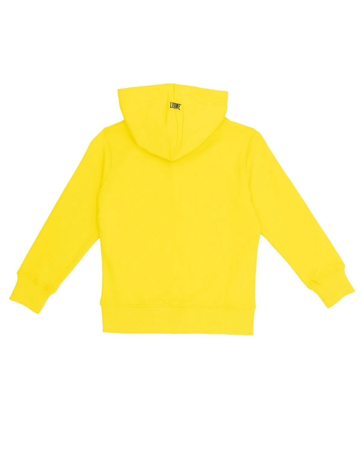Детское худи с капюшоном и молнией Fight Fluo Leone 1947 Apparel, Gelb Zitronengelb — фото 2