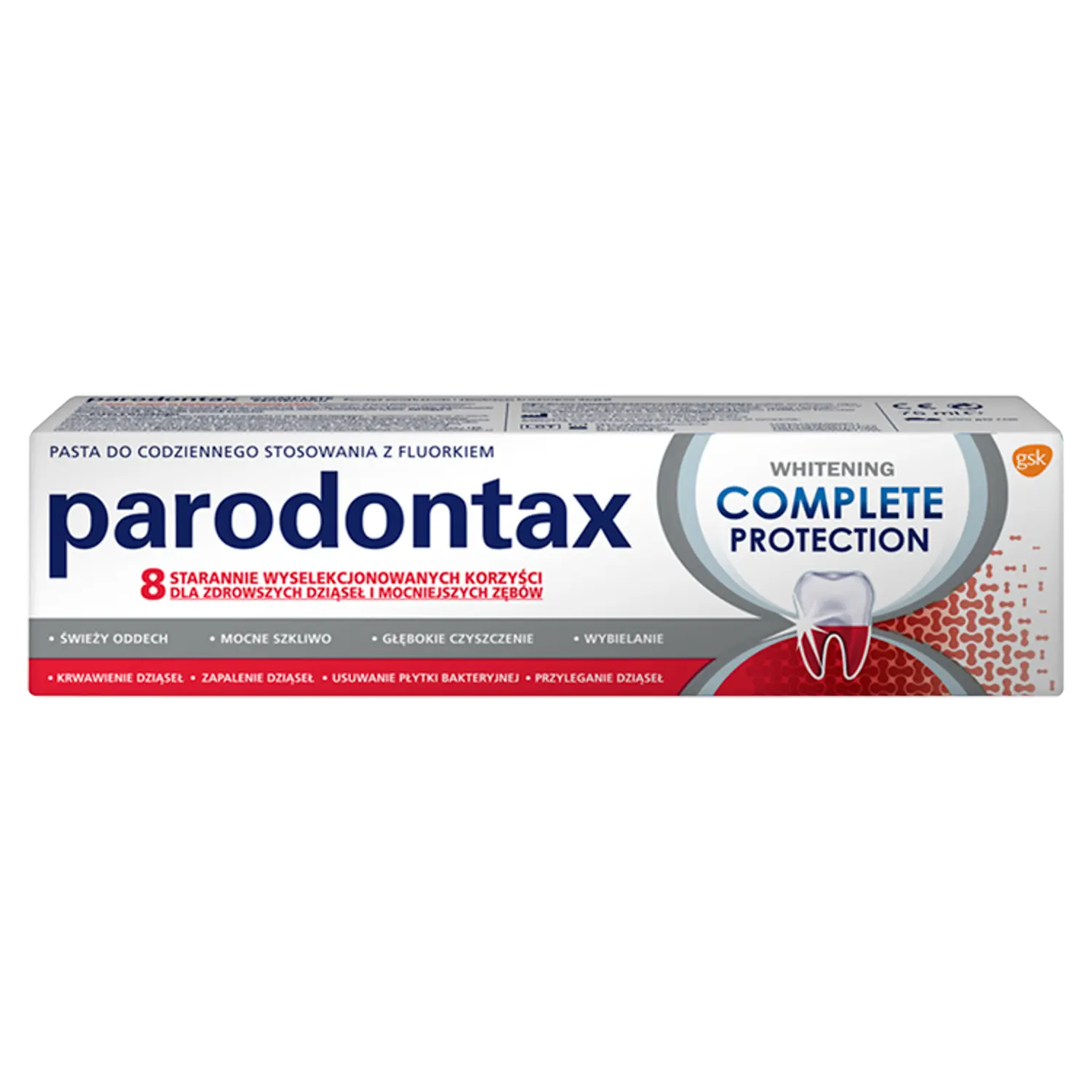 Parodontax Complete Protection Whitening отбеливающая зубная паста, 75 мл — фото 3