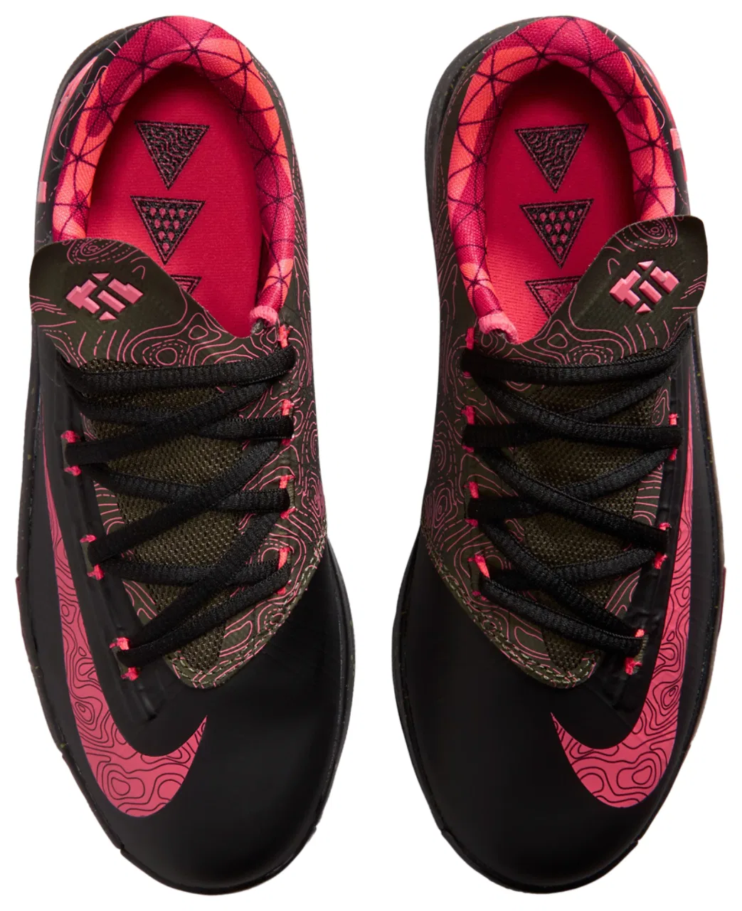 Детские баскетбольные кроссовки для мальчиков Nike KD VI, Black/Red — фото 4