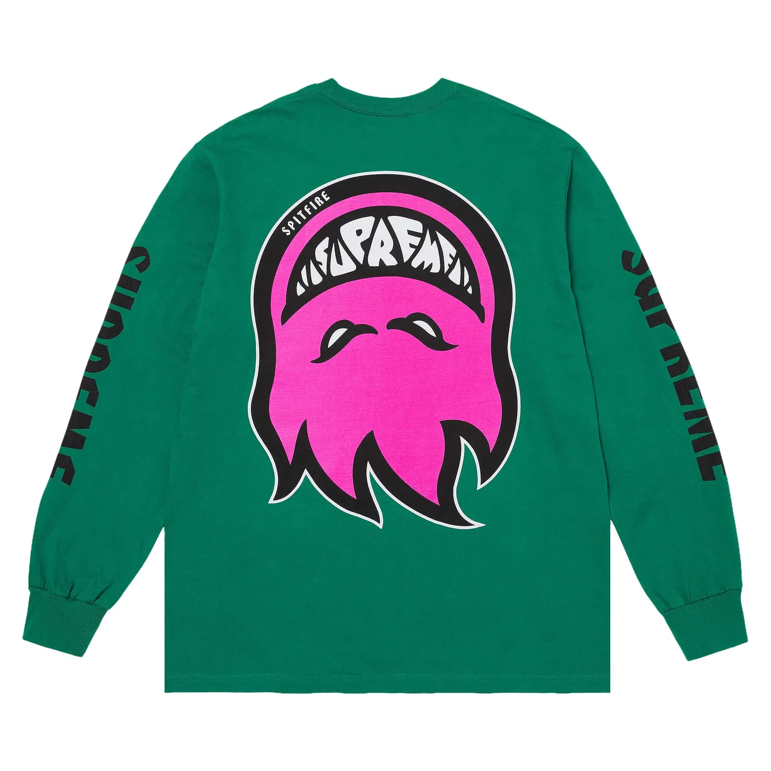 Футболка с длинными рукавами Supreme x Spitfire, зеленый — фото 2