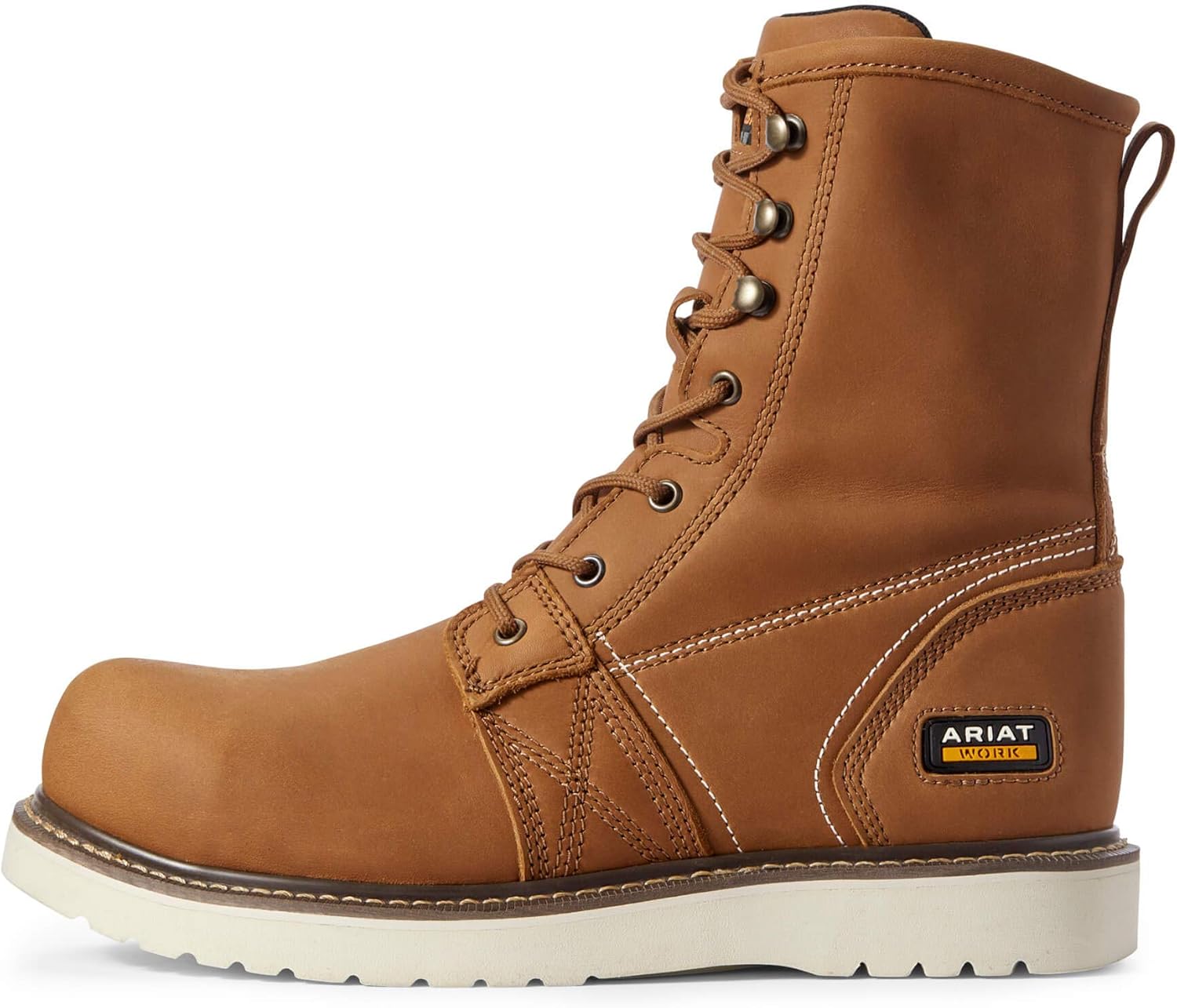 Мужские ботинки Ariat Work Rebar Wedge 6 H2O для строительства, коричневый — фото 2