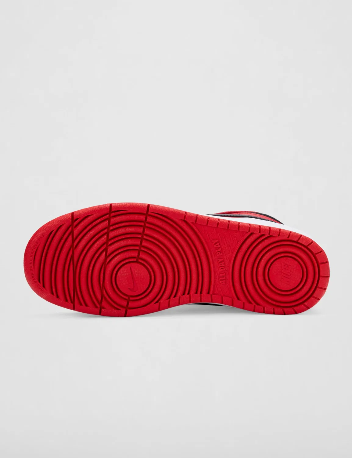 Детские кроссовки для мальчиков кожаные NIKE Court Borough Mid 2 NIKE, University Red Black White — фото 3
