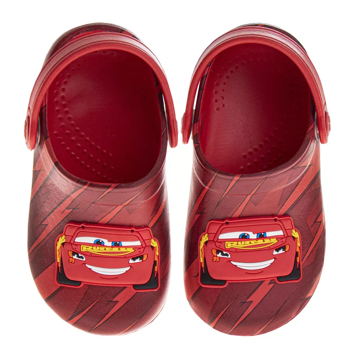 Детские сандалии-клоги для мальчиков водонепроницаемые Lightning McQueen Disney, Red