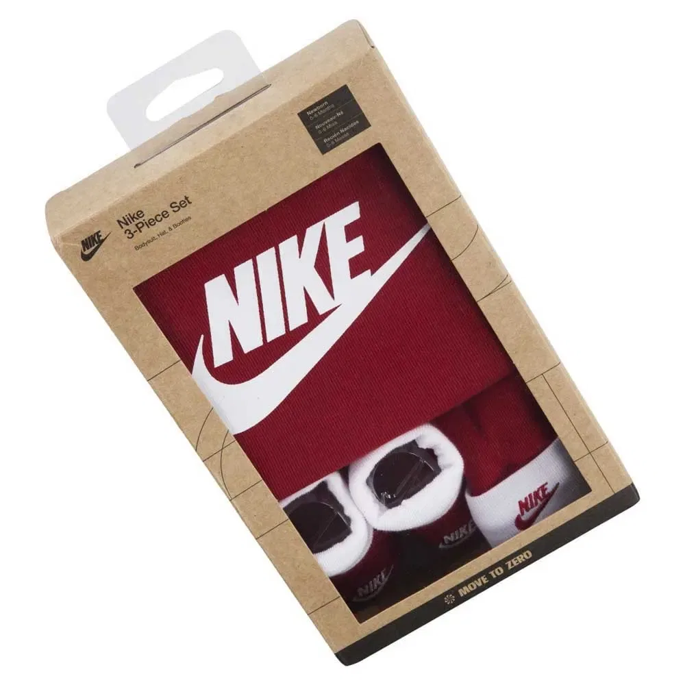 Комплект из 3 футболок Nike Nhn Sustainable Futura, красный — фото 3