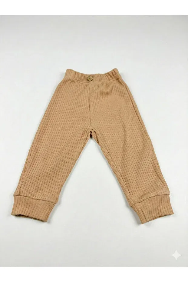 Детские леггинсы для девочек хлопковые Tinytrends, Brown