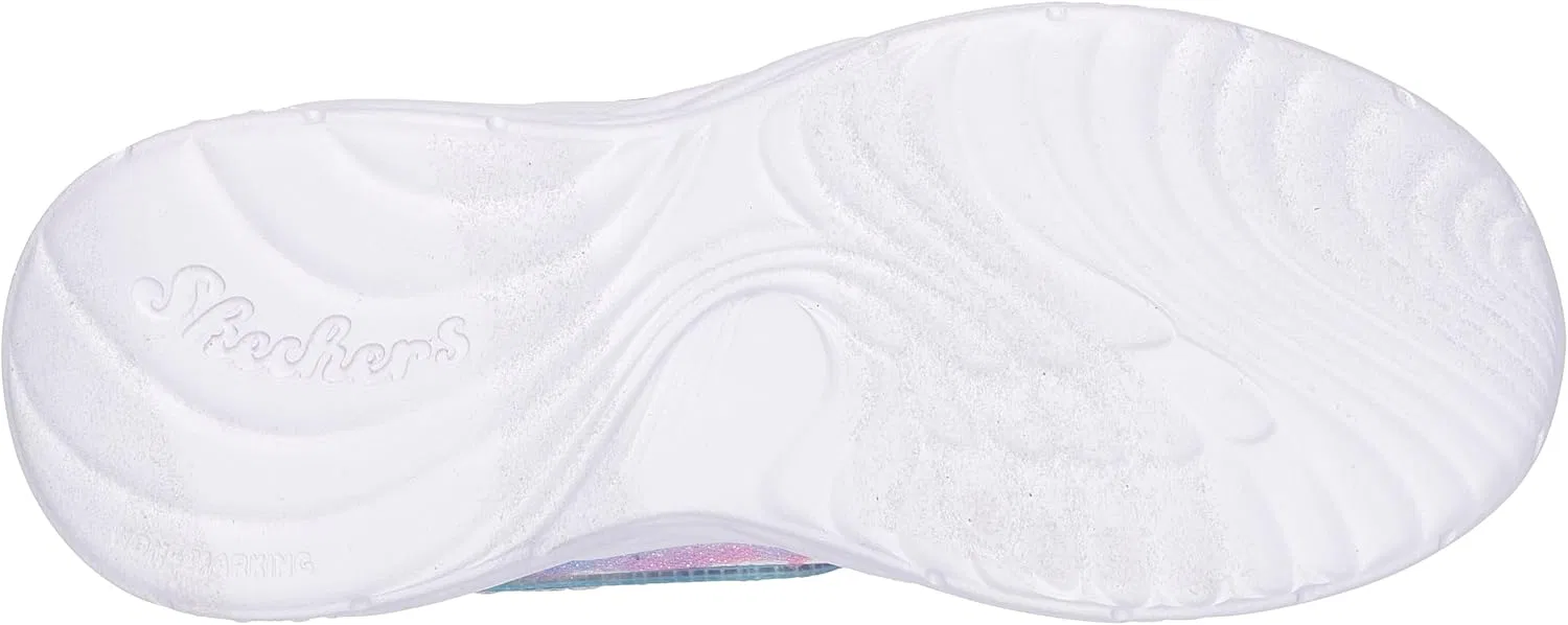 Детские кроссовки для девочек Dream Racer Skechers, Silver/Lavender — фото 4
