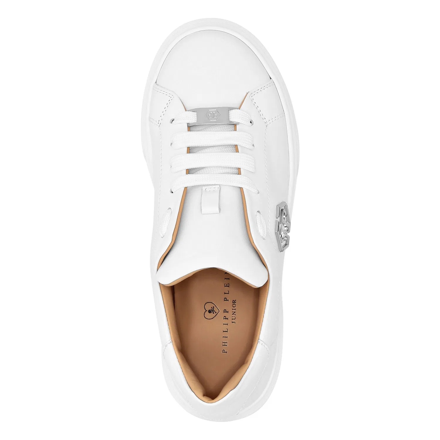 Детские кроссовки Lo-Top Philipp Plein, White — фото 2