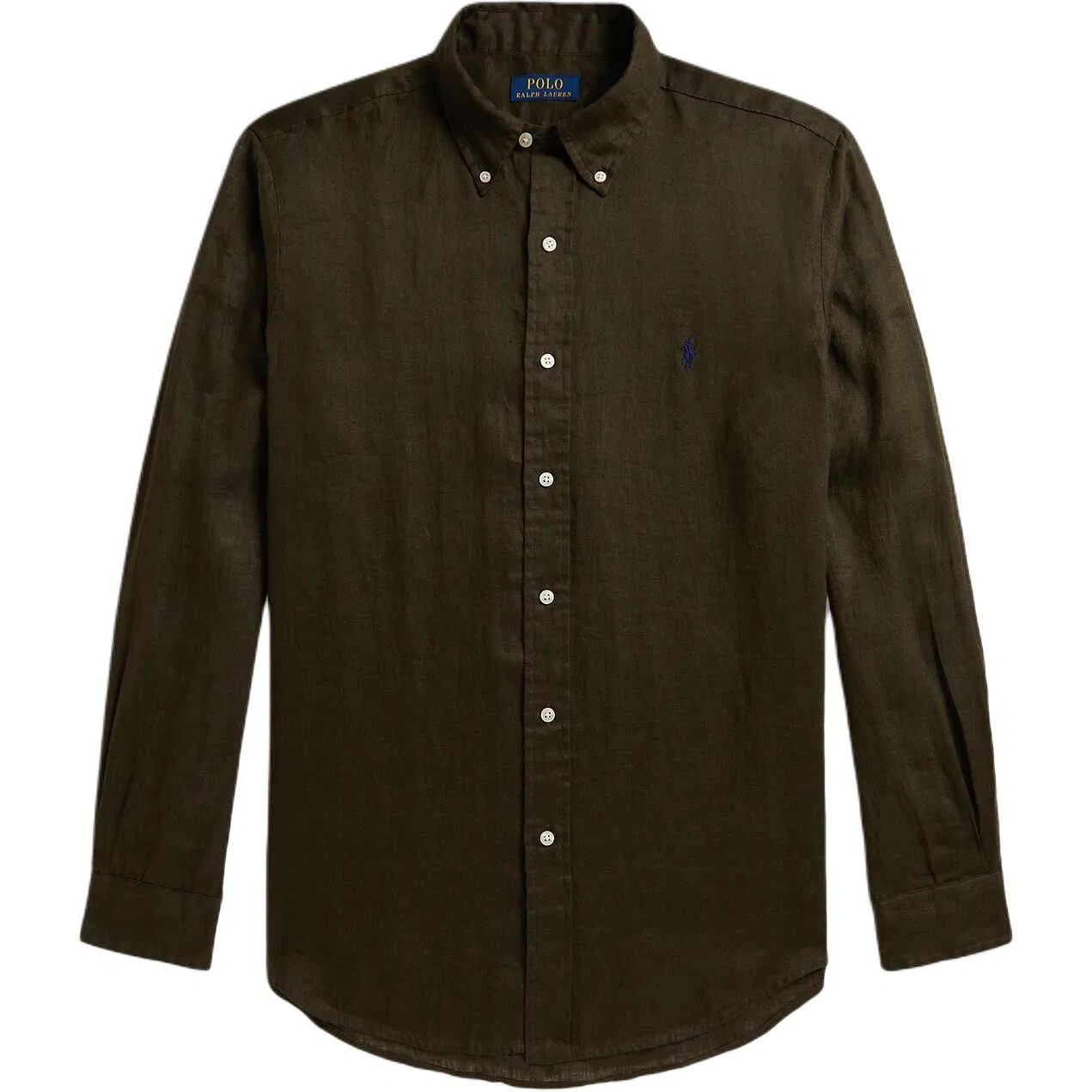 Мужская рубашка с отложным воротником Polo Ralph Lauren, Brown Green