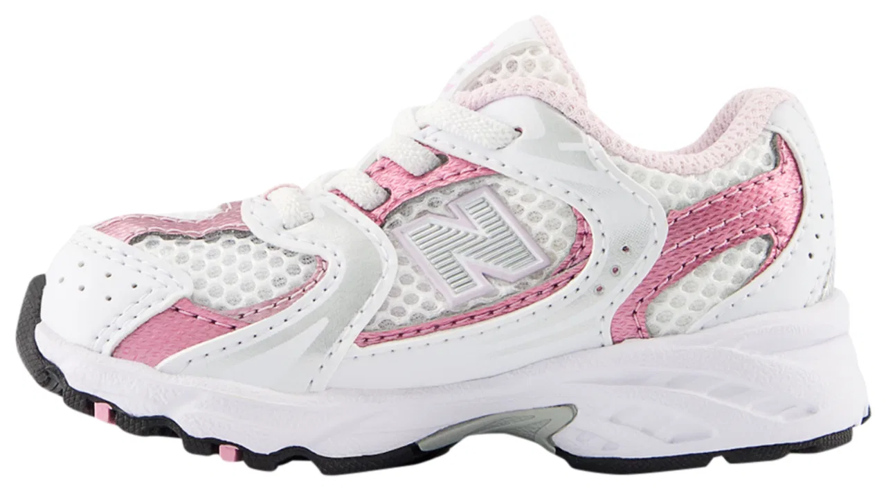 Кроссовки для девочек 530 New Balance, розовый/белый — фото 3