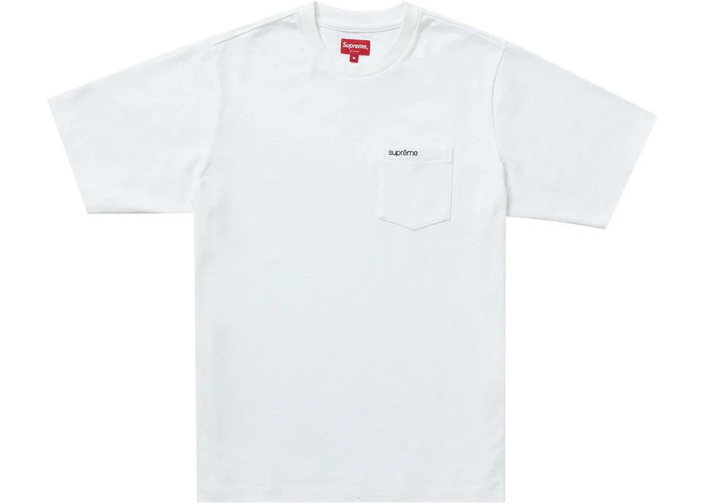 Мужская футболка Supreme S/S Pocket Tee (SS22), White