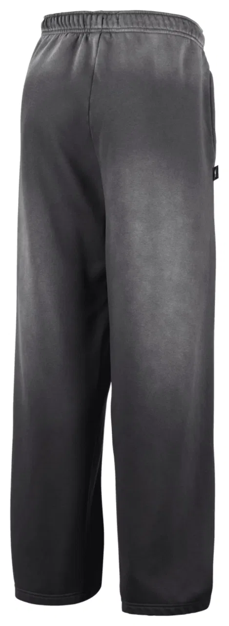 Мужские баскетбольные брюки на флисе с технологией Therma-FIT Hornets Basketball Wash Pants Nike, серый/белый — фото 2