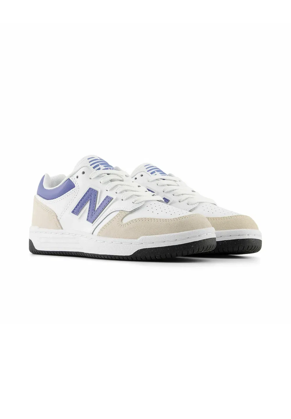 Шнурки B480 - кроссовки New Balance, White Fairweather Blue — фото 2