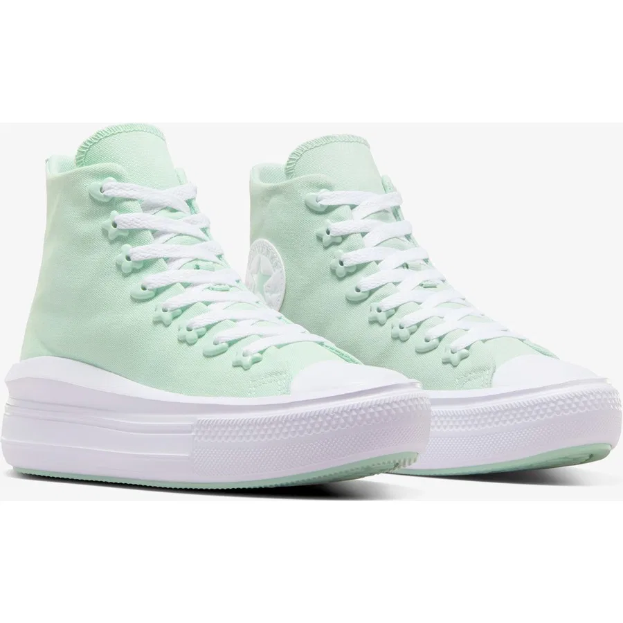 Кроссовки повседневные с платформой Converse CHUCK TAYLOR ALL STAR MOTION PLATFORM STARS, Зеленый — фото 2