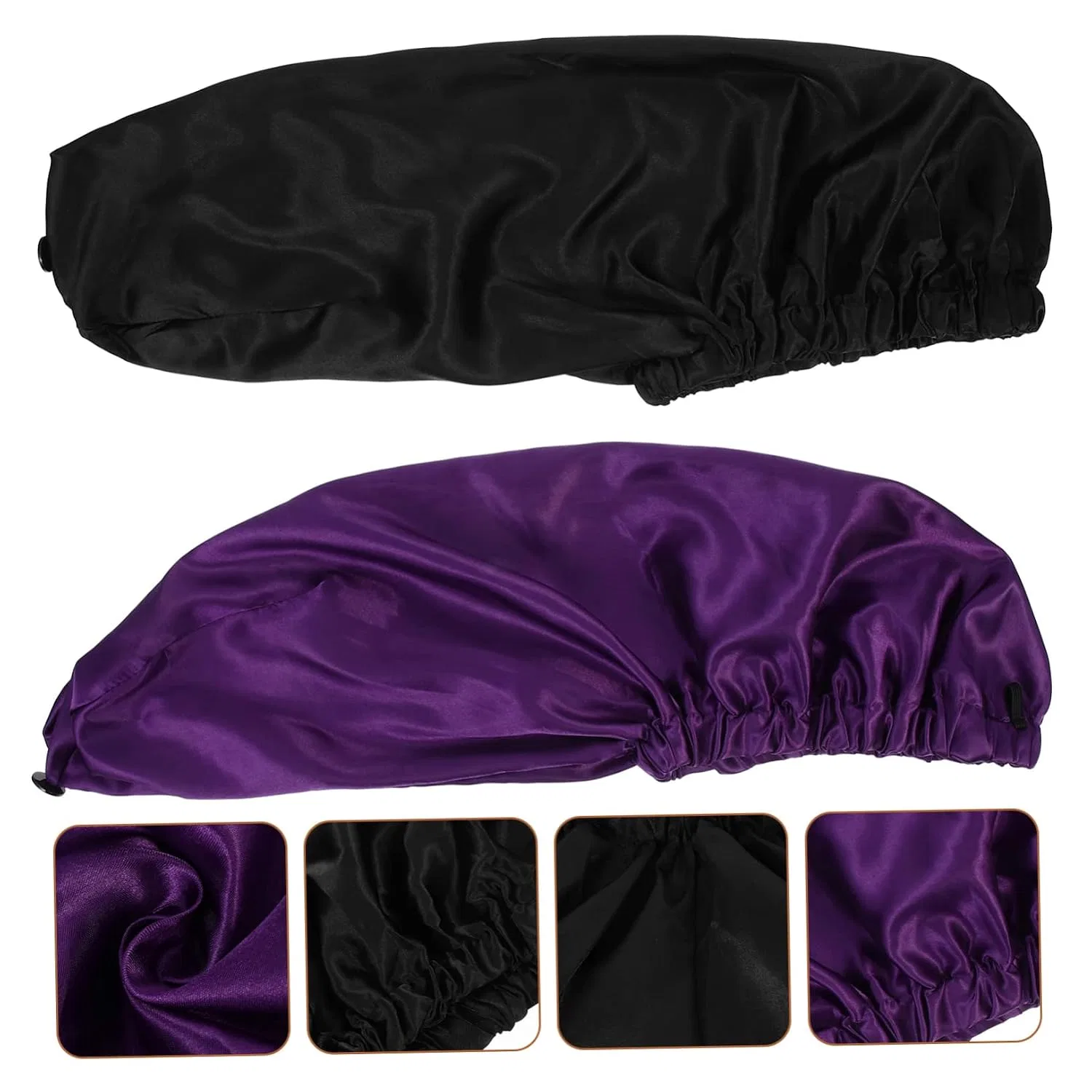 Набор шапочек для душа Satin FRCOLOR, 2 шт, 63x23.5 см, As shown x2 — фото 2