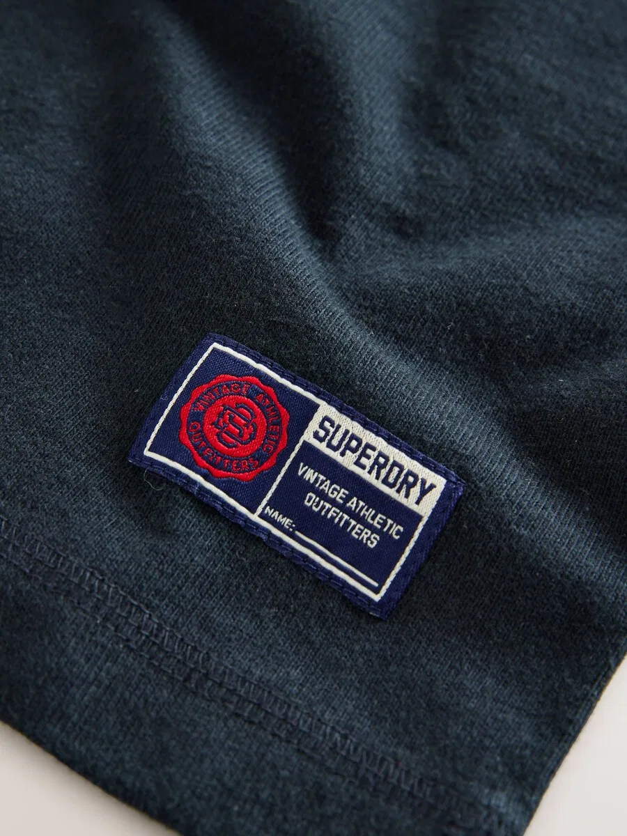 Рубашка темно-синего цвета Superdry & Co — фото 3
