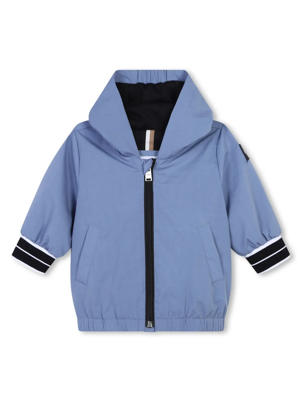 

Плащ с капюшоном BOSS Kidswear, синий