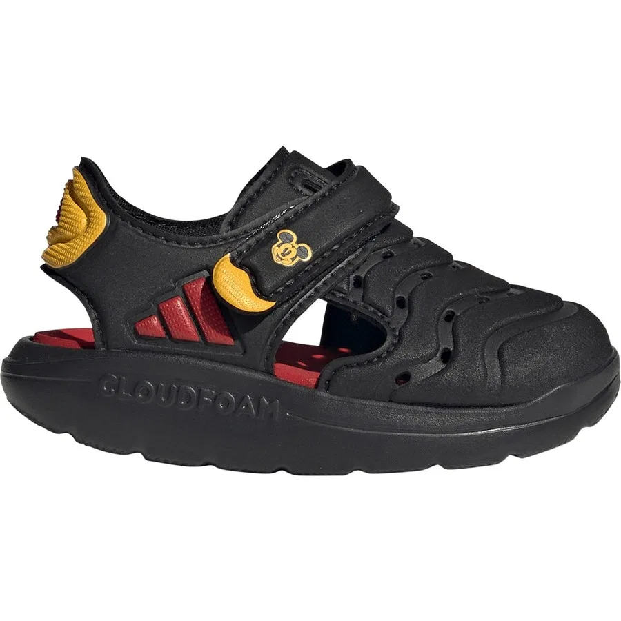 Сандалии детские с принтом Mickey Mouse adidas Disney, Черный