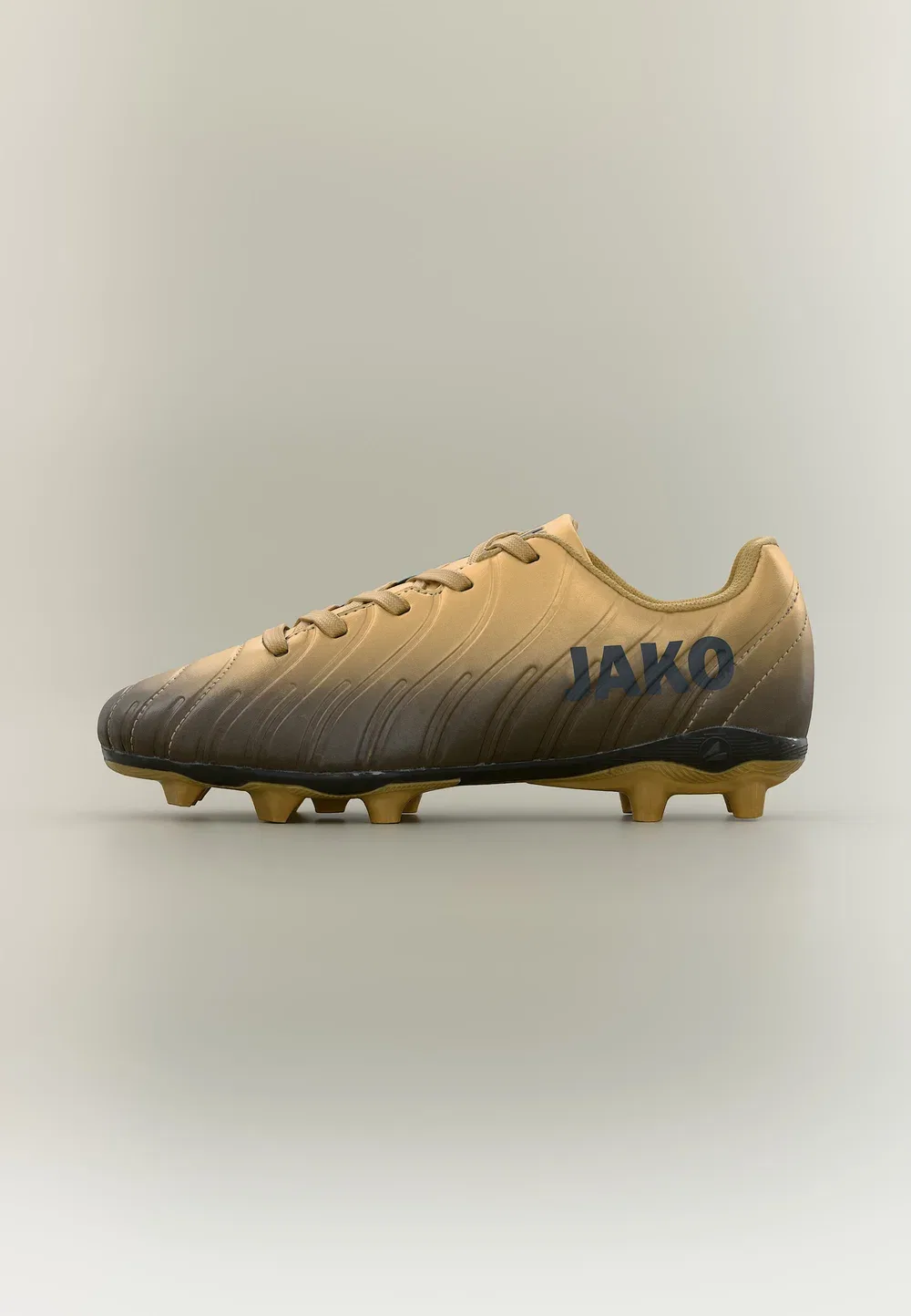 Футбольные бутсы J sfg sweeper унисекс для твердого грунта Jako, Jet Black/Rich Gold-Coloured
