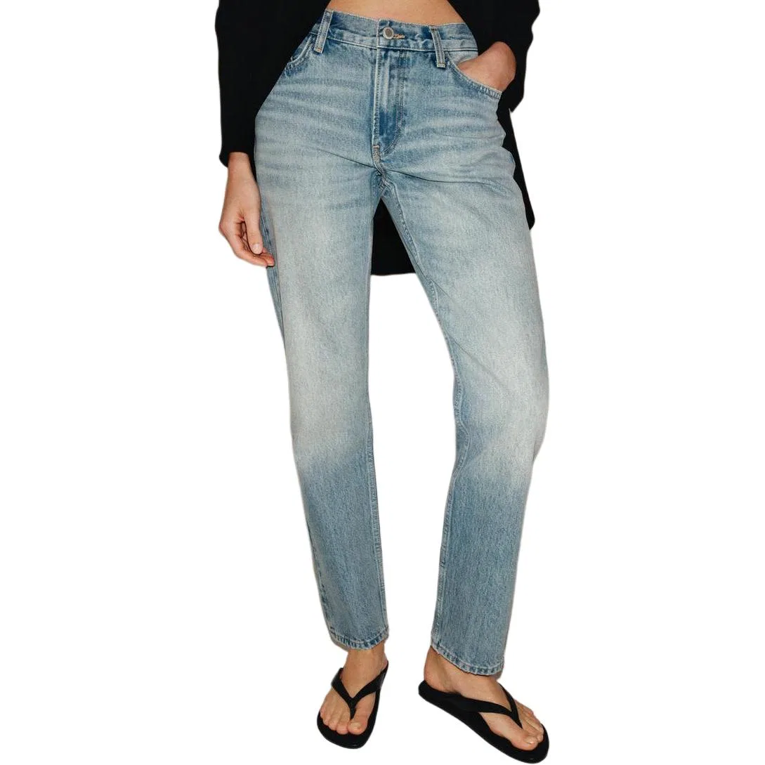 Женские джинсы зауженные Light Blue ZARA, Light Blue — фото 4