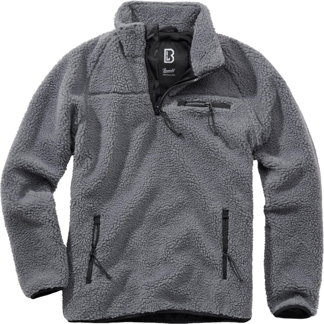 

Пуловер Brandit Teddyfleece, серый
