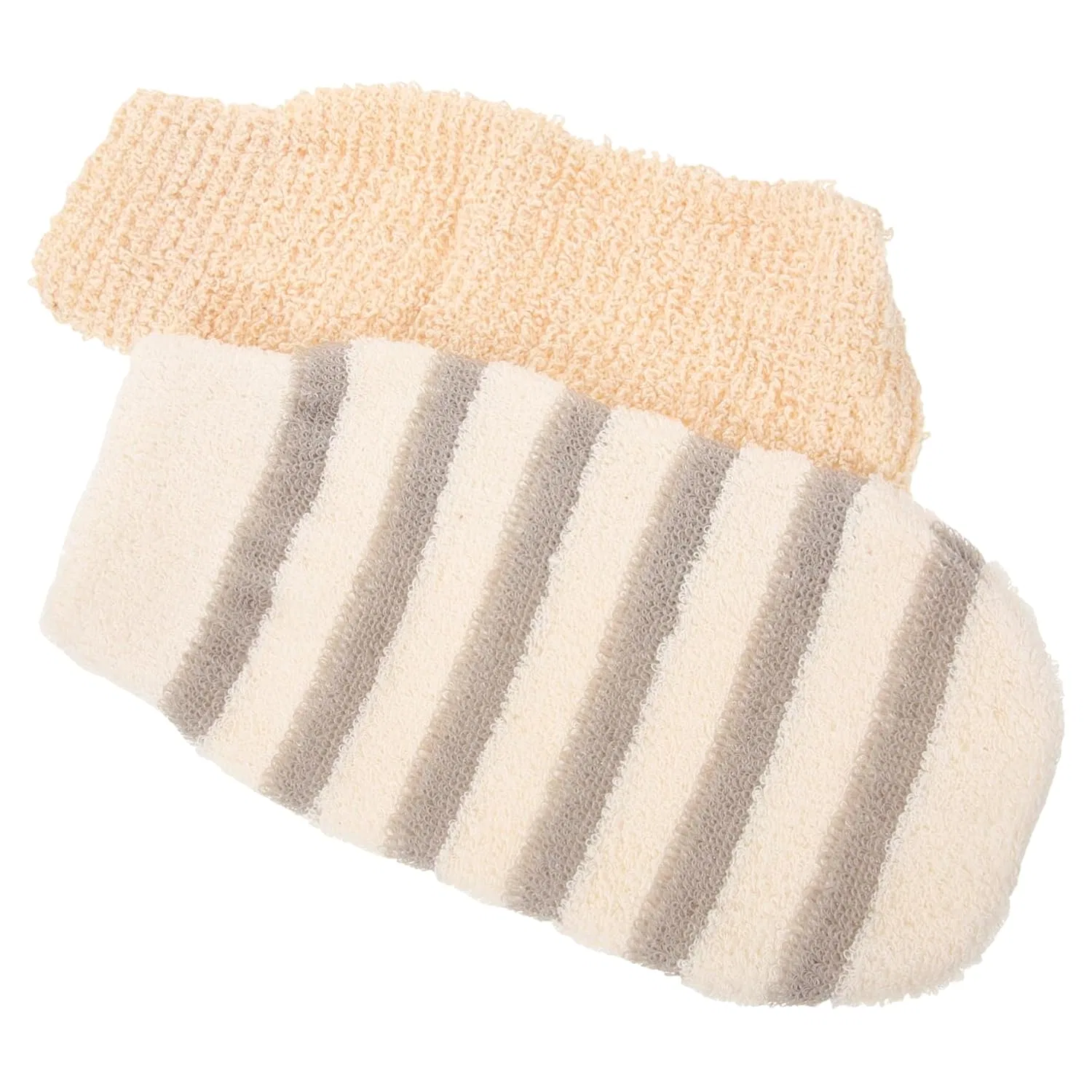 Эксфолиирующие перчатки, Linen, WOONEKY, 2 пары, 22x12 см