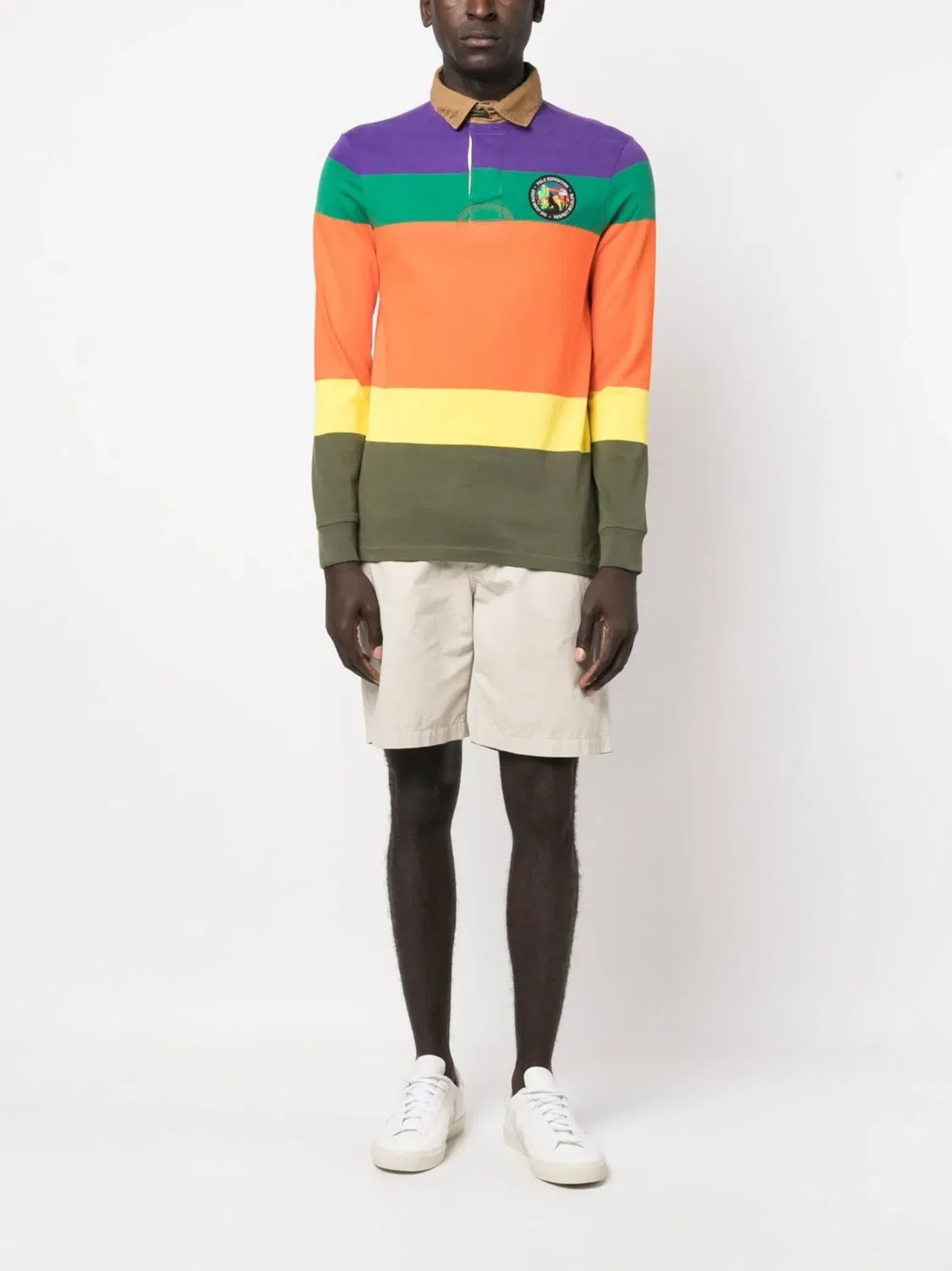 Рубашка поло Voyager с длинными рукавами Polo Ralph Lauren, оранжевый — фото 2