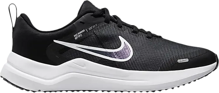 

Кроссовки Nike Downshifter 12 GS 'Black Dark Smoke Grey', черный