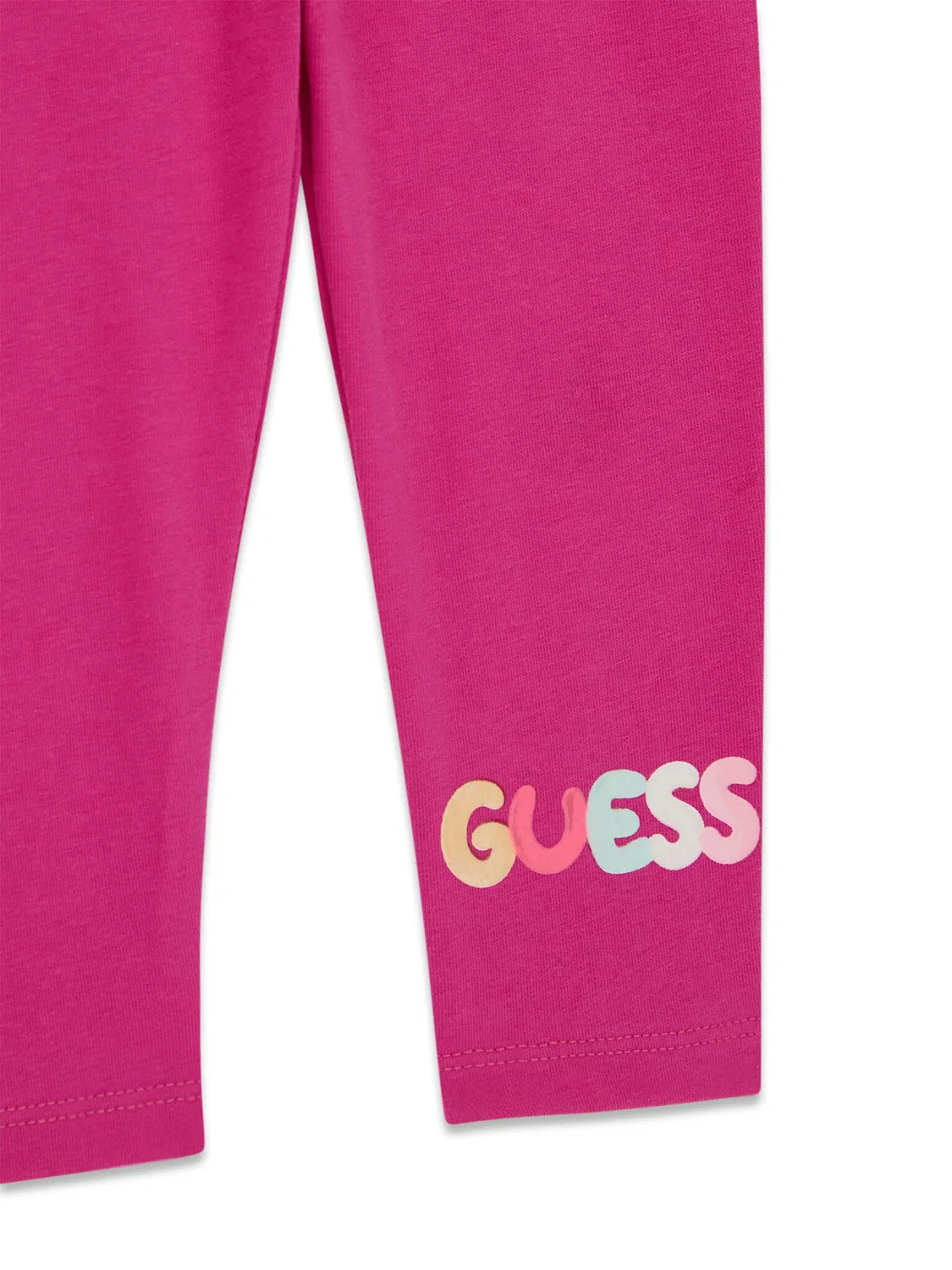 Комплект из футболки и леггинсов стандартного кроя для девочки Guess, белый — фото 4
