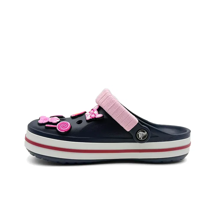 Детские сабо с набором съемных украшений Bayaband Clog Clogs Crocs, Blue — фото 4