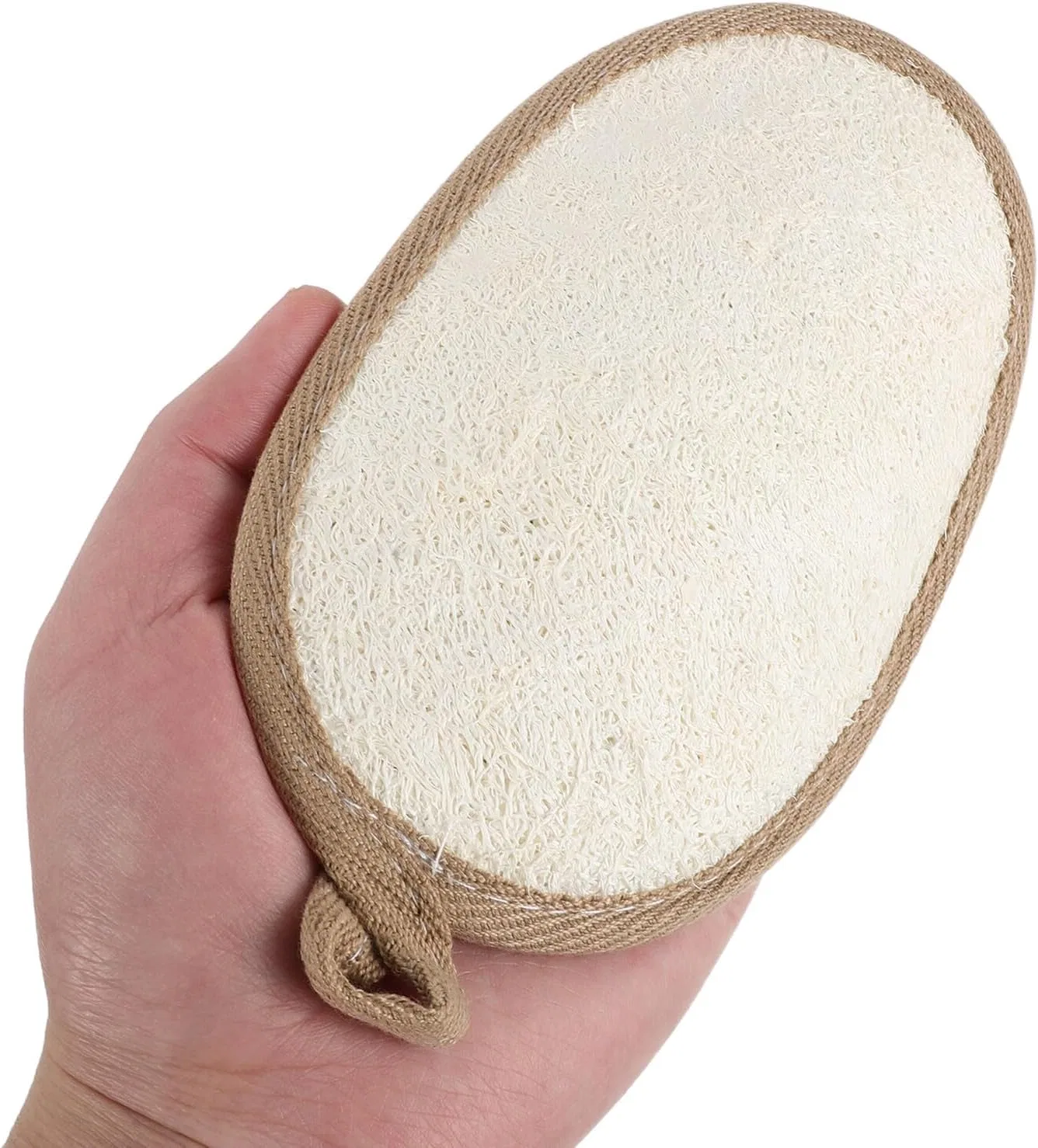 Натуральная мочалка для душа Homoyoyo, набор 5 шт, 14.5x10x0.5 см, мультиколор — фото 4