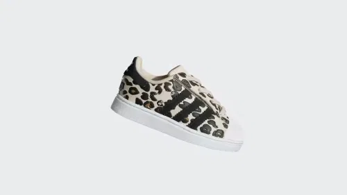 Детские кроссовки на эластичных шнурках Superstar II Adidas Originals, Sand Strata/Core Black/Cloud White — фото 3