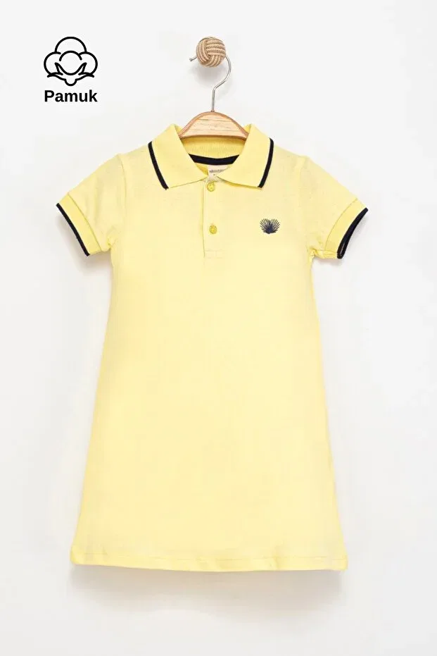 Детское платье для девочек хлопковое Mk Mukko Kids, Yellow Shades