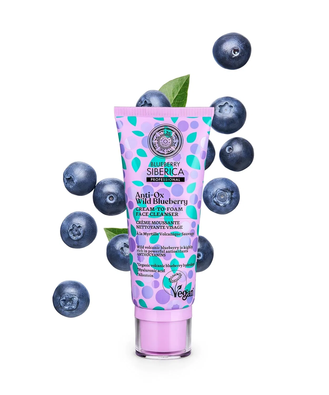 Набор для ухода Anti-OX Wild Blueberry Hydration & Renewal, Natura Siberica, 100 мл + 30 мл — фото 3