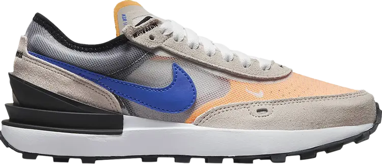 

Кроссовки Nike Waffle One GS 'Light Bone Blue Orange', серый