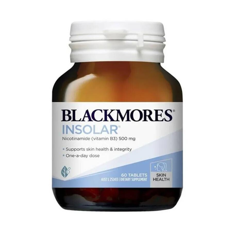 

Добавка Blackmores Skin Health Insolar High Dose Vitamin B3, 60 капсул