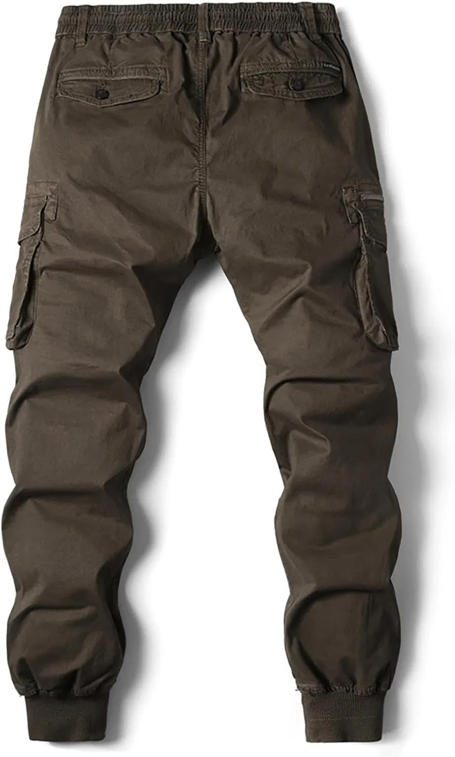 Мужские карго-брюки с зауженным кроем, Cargo Pants, кофейный — фото 3