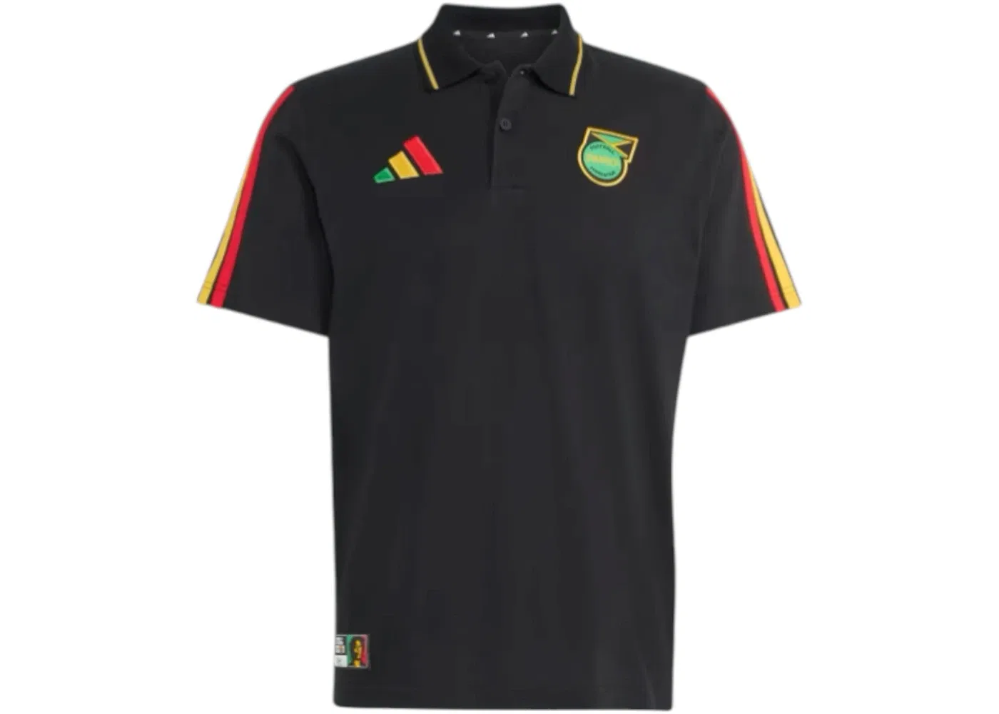 Мужское поло Jamaica Bob Marley DNA Adidas, Black