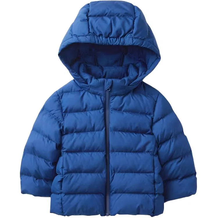 Детская куртка с капюшоном и съемным утеплителем Blue UNIQLO