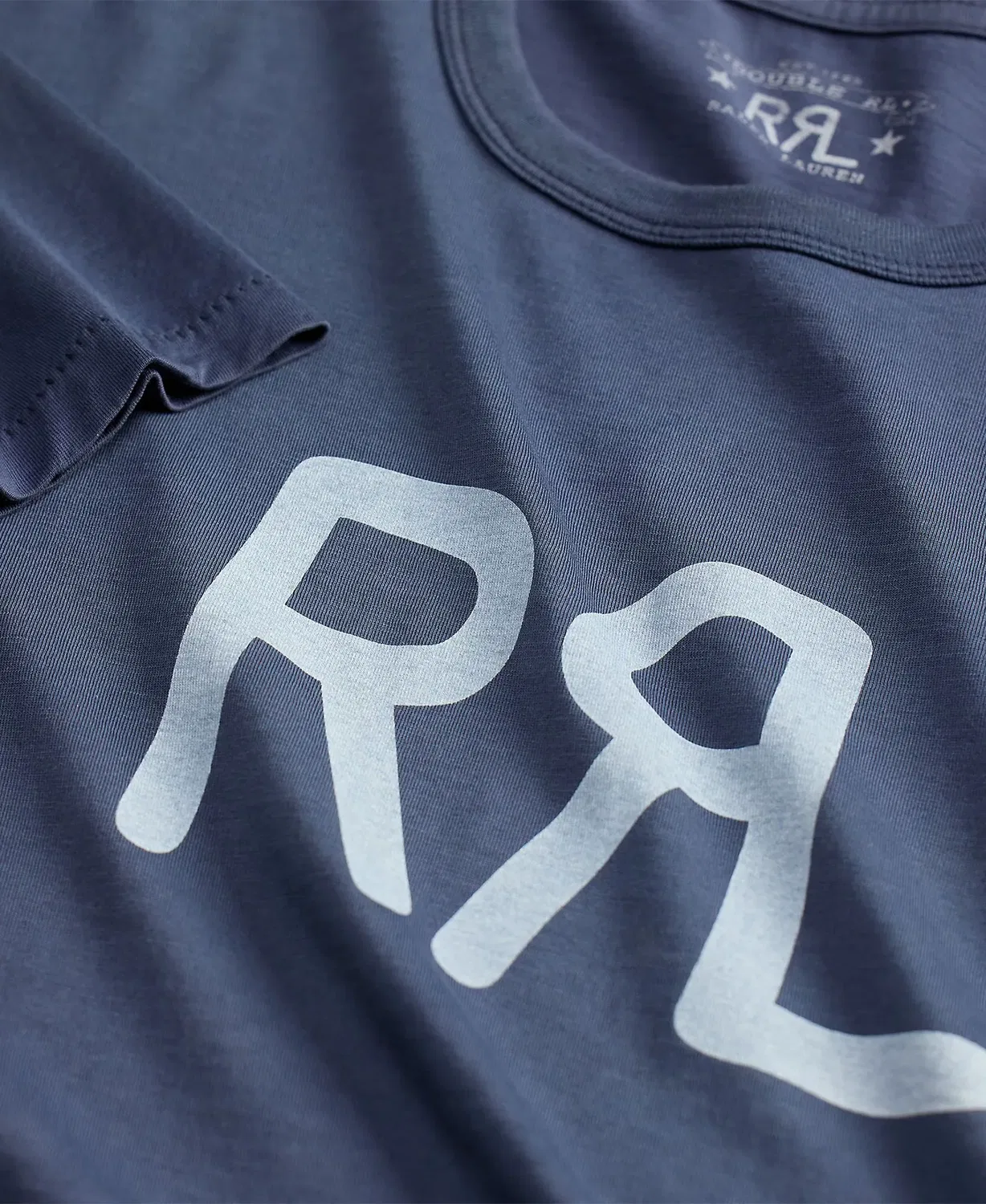 Мужская футболка с принтом Double RL Polo Ralph Lauren, Petroleum — фото 3