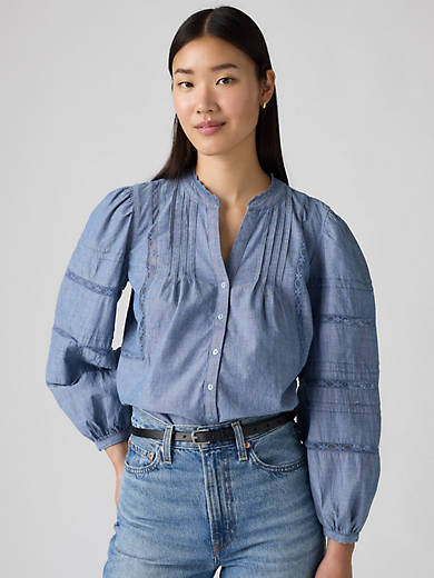 

Блузка с длинным рукавом Mandy Levi's, цвет Favorite Subject - Medium Wash