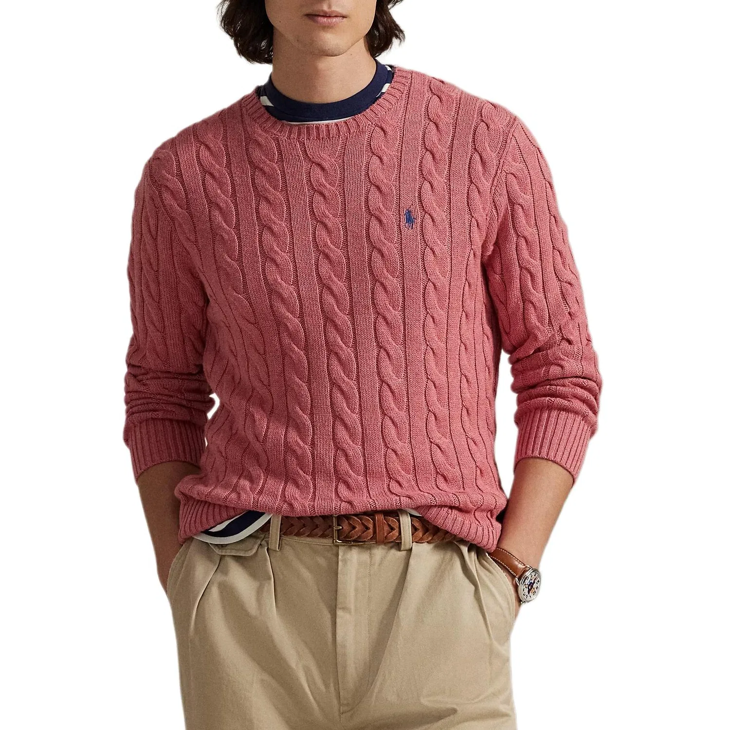 Мужской свитер с длинным рукавом FW25 Knitwear Standard Polo Ralph Lauren — фото 3