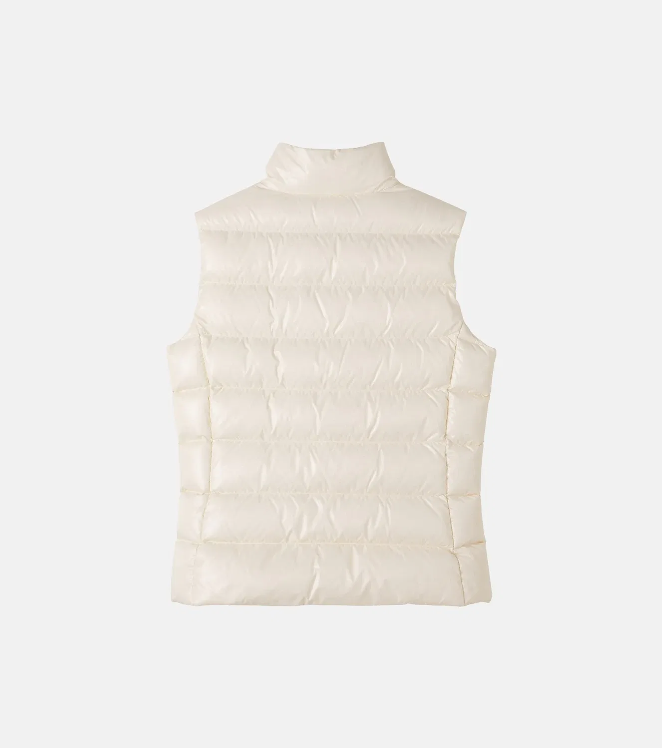 Пуховый жилет с молнией Ghany Moncler Enfant, белый — фото 2