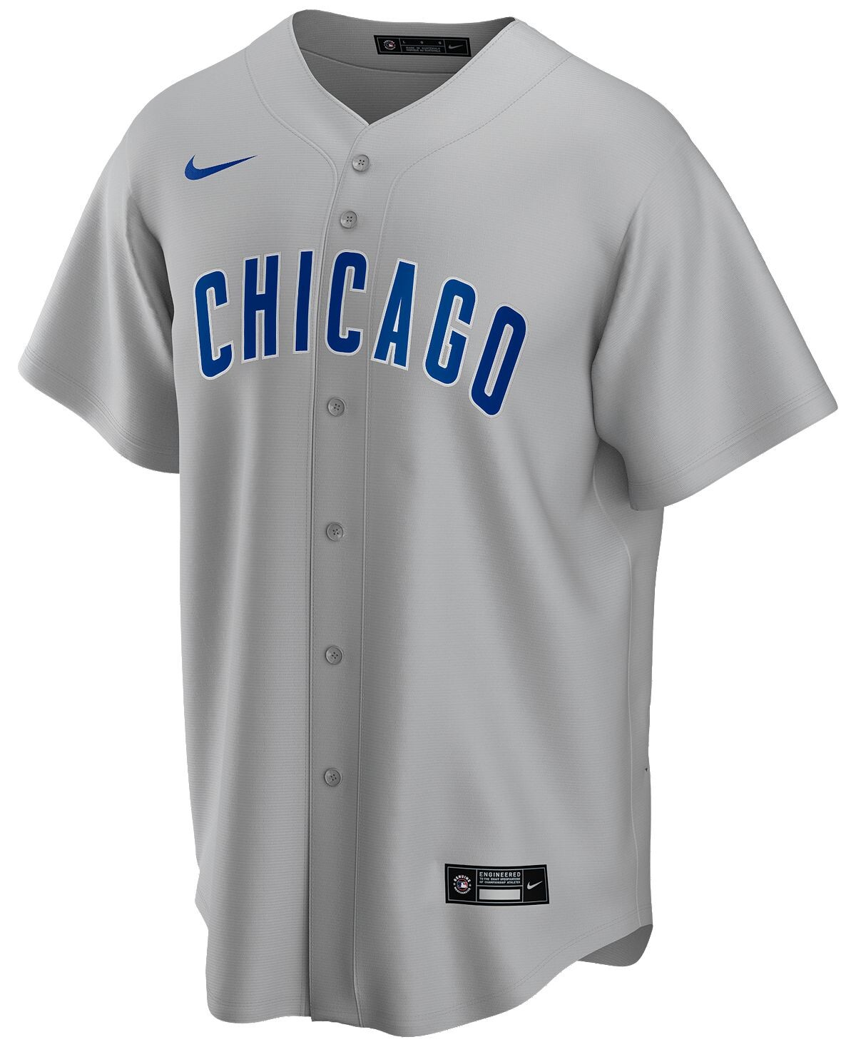 

Мужская официальная пустая копия джерси chicago cubs Nike, серый